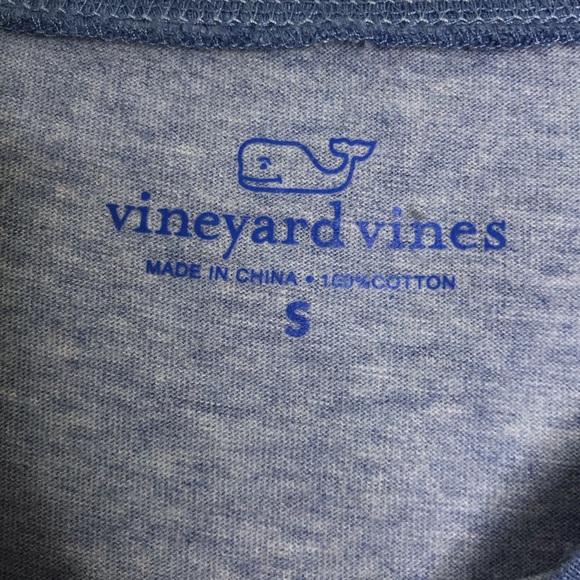 NWT Vineyard Vines Women’s Raglan Vintage What Long Sleeve Shirt Size Small - Picture 2 of 6